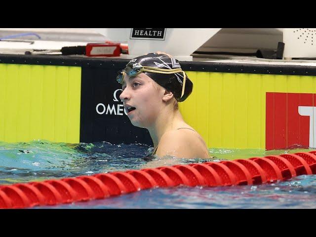 Kate Douglass Swims PB in Women's 50M Freestyle