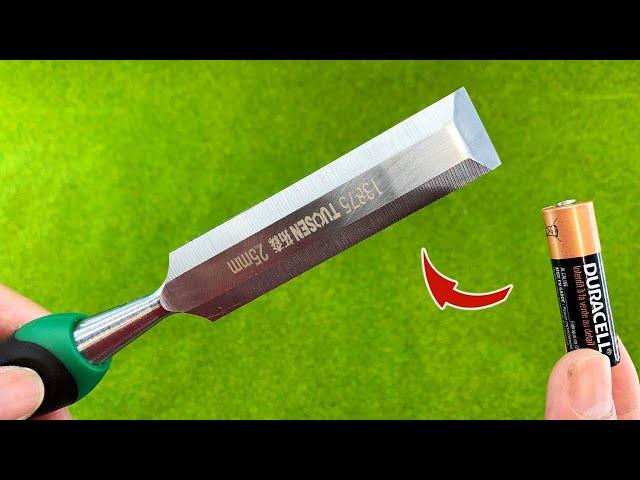 Easy Way To Sharpen A Chisel As Sharp As A Razor