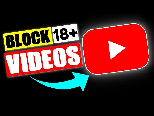 how to block bad videos on youtube 2024 ||  How to stop 18+ videos in youtube