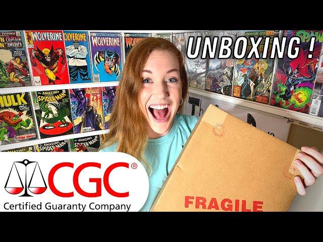 FIRST EVER CGC UNBOXING! No Pre-screen or Press! How Did We Do?!