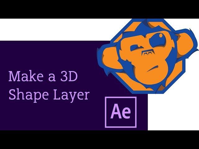 How to Create a 3D Shape Layer in AfterEffects