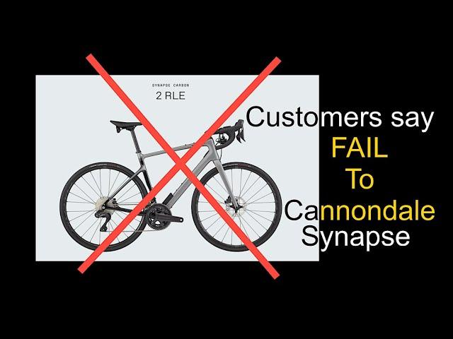 Customers say, FAIL, to Cannondale Synapse