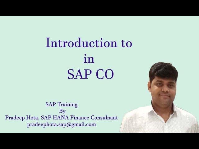 Introduction to SAP CO | What is SAP Controlling | SAP CO configuration step by step |