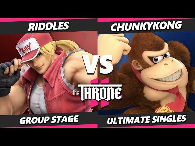 The Throne 2 - Riddles (Terry) Vs. ChunkyKong (Donkey Kong) Smash Ultimate - SSBU