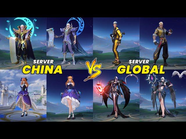 China Server vs Global Server: Mobile Legends Bang Bang Hero Entrance Animation Comparison