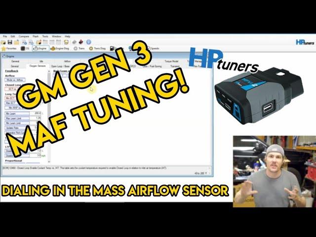 GM Gen 3 Mass Airflow Tuning and Scaling, MAF Histrogram Setup, HP Tuners How-To Tutorial