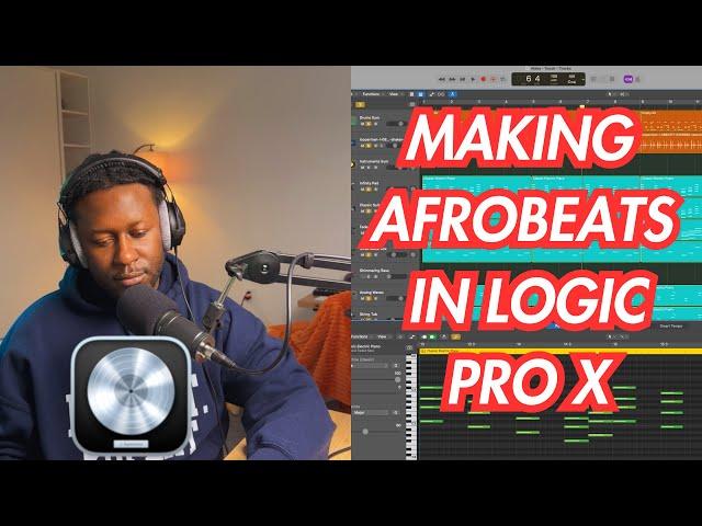 How To Make AfroBeats in LOGIC PRO X | Burna boy ft. Oxlade (Prod. By Aleko).
