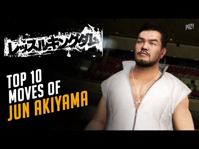 Wrestle Kingdom (PS2) | Top 10 Moves of JUN AKIYAMA  [HD]