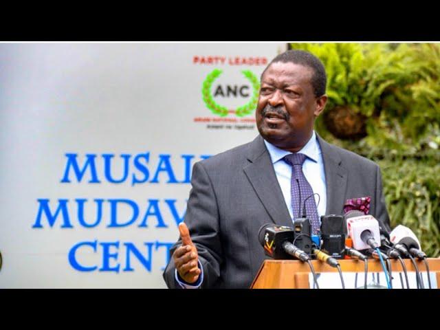 LIVE!! MUSALIA MUDAVADI'S URGENT PRESS TO THE NATION!