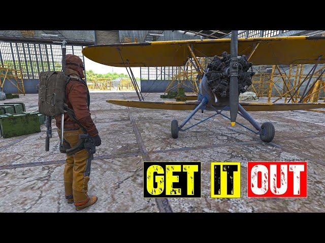 How to get a Plane Out of a Hangar in Scum 0.9