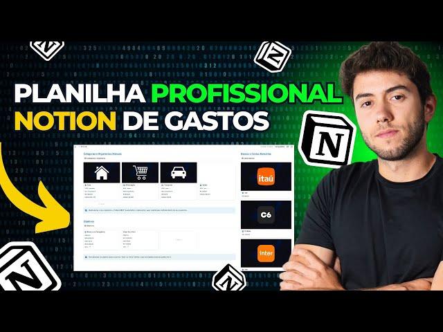 Como Organizar Gastos no Notion | A MELHOR Planilha de Controle Financeiro de 2024