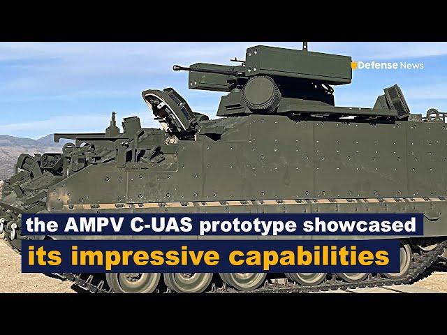 The new combat vehicle of BAE Systems and Moog to shoot down drones