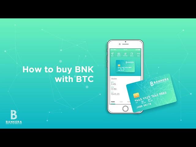 How to buy  Bankera BNK Tokens with Bitcoins