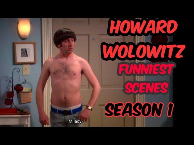 Howard Wolowitz Funny moments from || The Big Bang Theory Season 1