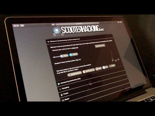 Custom Firmware for your XIAOMI PRO 2 Scooter in 10 minutes