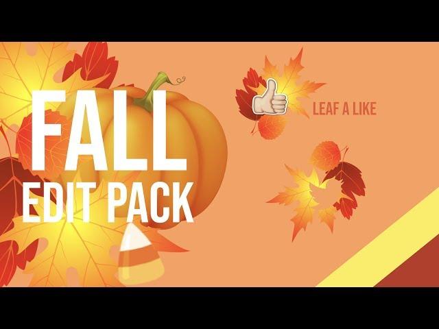 AUTUMN/FALL EDITING PACK 2018 (Green screens / overlays and transitions)