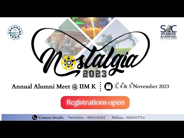 Miss the Kampus yet? | Nostalgia 2023 | Registrations Open Now