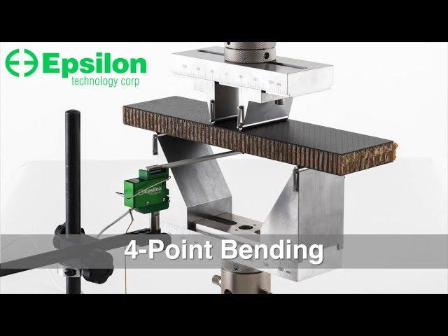 Deflectometer for 4-point flex testing and component deflection (Epsilon Technology - Model 3540)