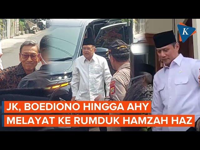 Jusuf Kalla, Boediono hingga AHY Melayat ke Rumah Duka Hamzah Haz