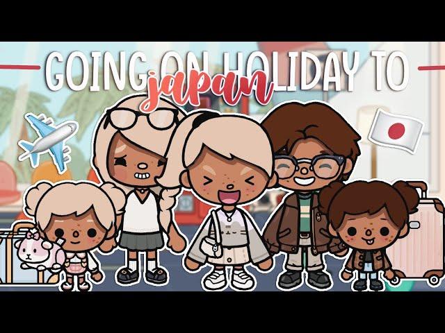 Going On Holiday To JAPAN  ️ | *with voice* | Toca Boca Family Roleplay