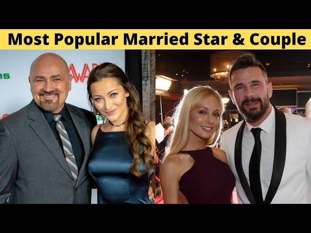 Top 15 Most Popular Married  PrnStars & Couple | Husband & Wife PrnStars | Celebrity Hunter