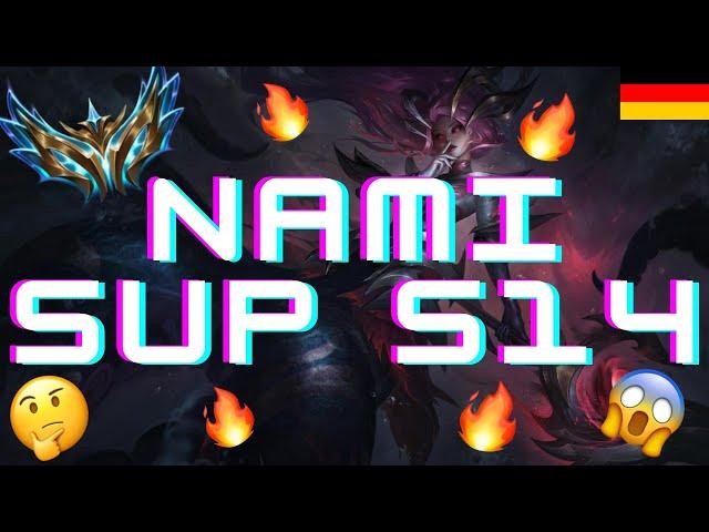  Nami SUPPORT Guide german S14 CHALLENGER ELO Gameplay Skills erklärt Nami Lucian Botlane Tipps 