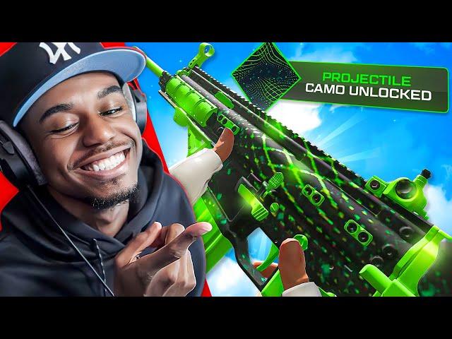 I UNLOCKED the NEW PROJECTILE CAMO in Modern Warfare 2! (Raid 4 Camo)