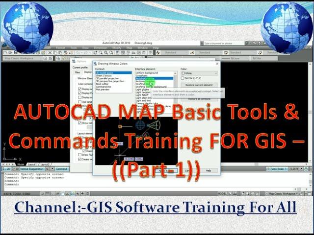 AUTO CAD MAP Basic Tools & Commands Training FOR GIS -Part-1((((Gis Software Training))))