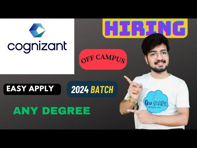 Cognizant IT PT Hiring 2024 Batch | CTS Off-campus hiring #ctsjobs  #itjob #cognizantoffcampusdrive