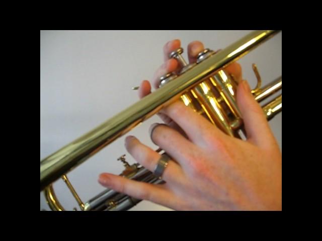 Learn to play A major scale on Trumpet