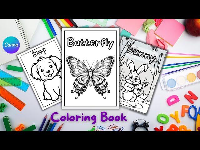 Canva Tutorial: Design & Sell Your Own Coloring Book!