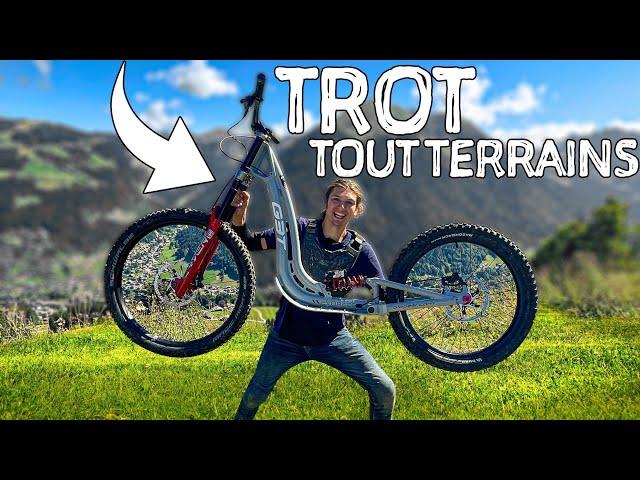 Je teste une vraie trottinette de descente !