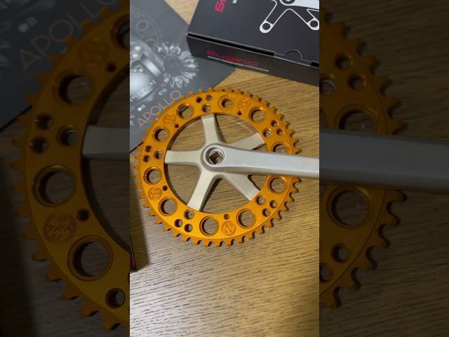 Alter Cycles Chainring x Sugino 75 NJS Cranks! #fixedgear #cycling #fyp