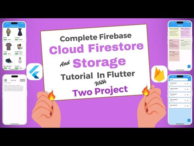 Cloud Firestore Flutter || Firebase Storage Flutter