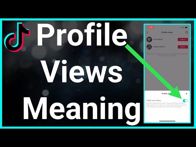 What Does Profile Views On TikTok Mean?