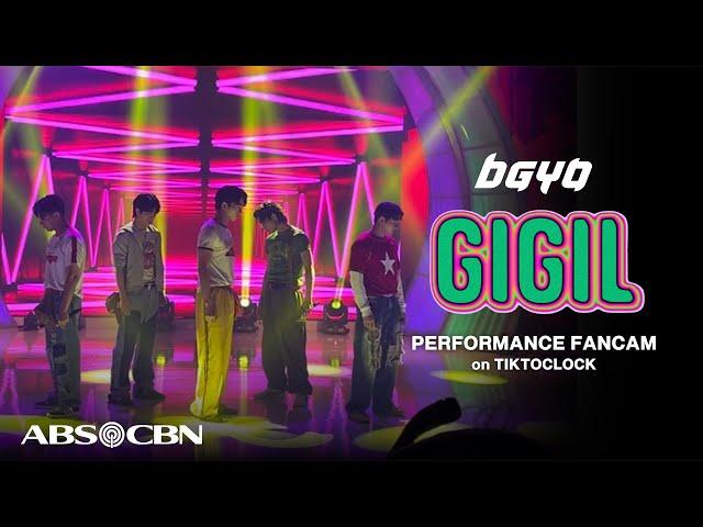 BGYO | 'Gigil' on TiktoClock Performance Fancam