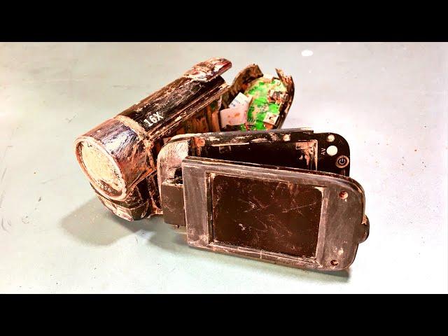 Restoration of handheld camcorders | Restore mini 4k camera | The challenge of restoration