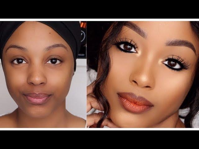 EASY FALL/AUTUMN  MAKEUP TUTORIAL | SIMPLE MAKEUP | WOC | VINTYNELLIE