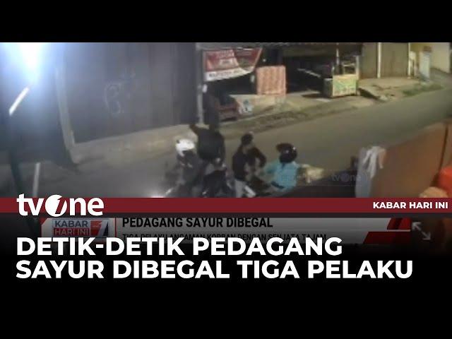 Pedagang Sayur di Bekasi Dicegat 3 Pelaku Begal | Kabar Hari Ini tvOne