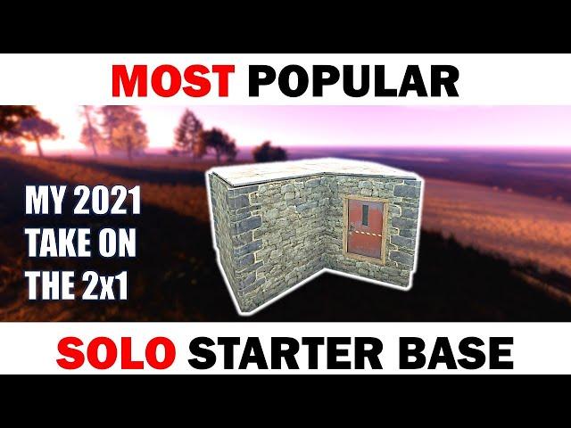 RUST Solo Starter Base Guide - How to Build a Simple 2x1 in 2021