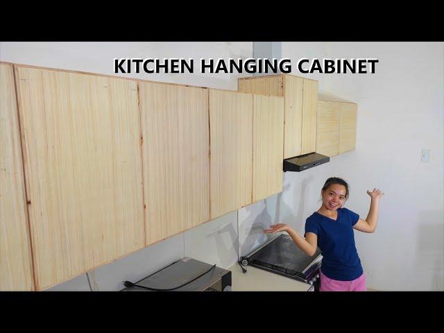 DIY Kitchen Hanging Cabinet with Range Hood