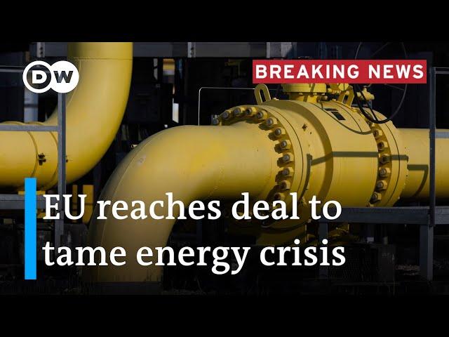 EU agrees on gas price cap after Germany drops opposition | DW News