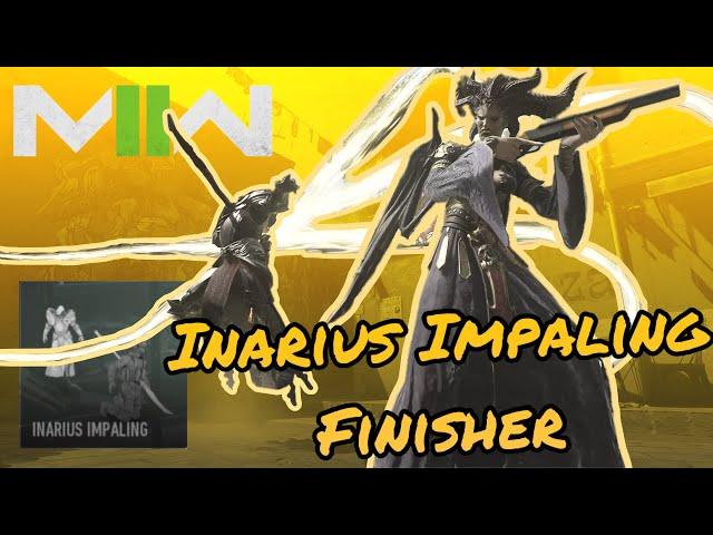 Inarius Impaling Finishing Move (DIABLO 4: INARIUS OPERATOR BUNDLE) | Modern Warfare 2 | Season 6