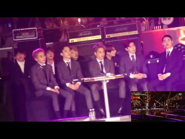 BTS, EXO, Cnblue reaction to Blackpink [SBS gayo] 2016 fancams