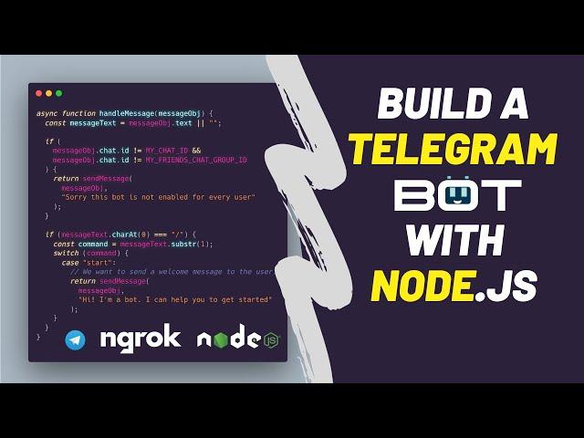 Creating a telegram bot using Node JS