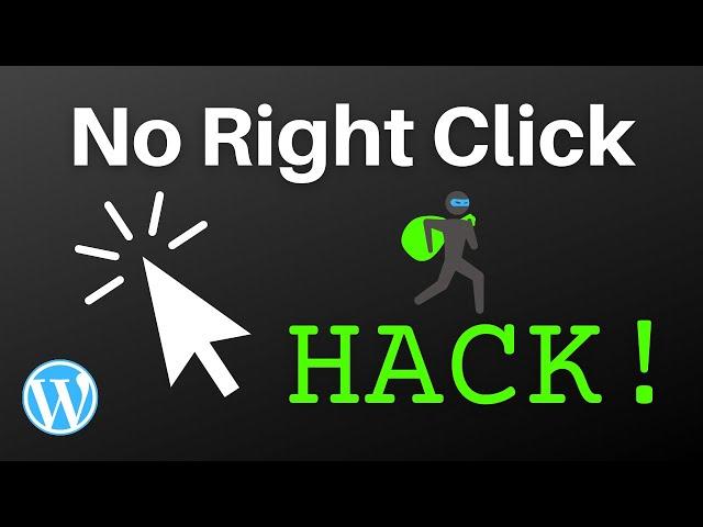 Why WordPress No Right Click Plugins are Mostly Useless