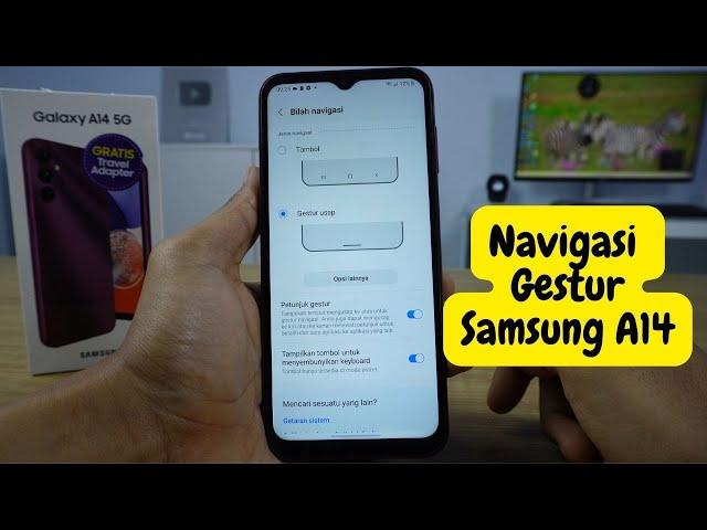 Cara Mengubah Navigasi Tombol Menjadi Gesture HP Samsung A14