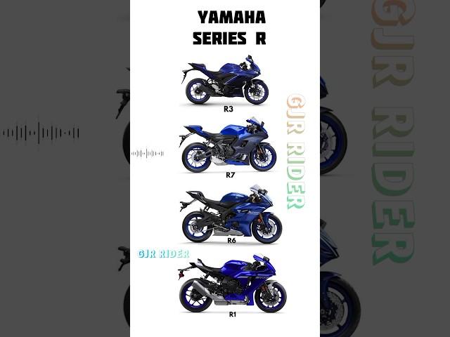 yamaha series R || R1,R3, R7, R6 sound #yamaha #superbike #bike