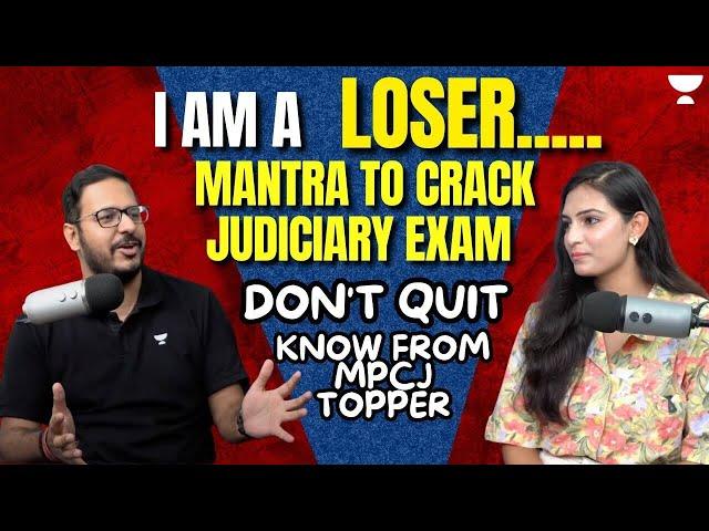 How To Crack Judiciary Exam in 1st Attempt | MPCJ Topper | Drutika Upadhyay | Judiciary World