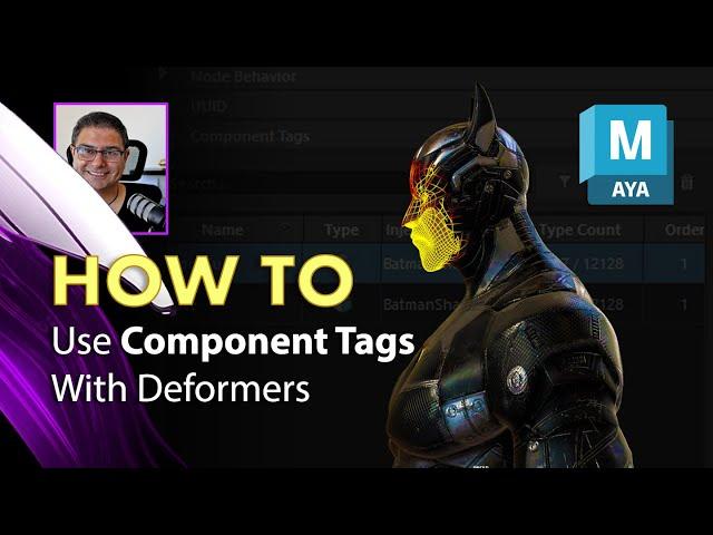 How To : Use Component Tags in Maya 2022